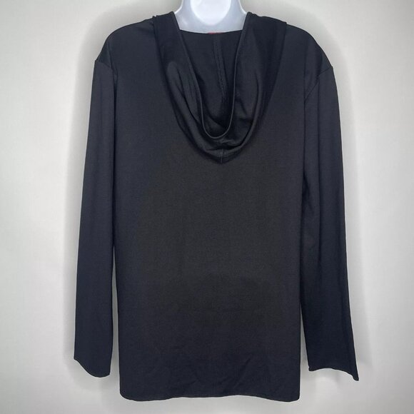 Isle by Melis Kozan Black Diamond Hoodie Hooded Tunic Sweatshirt - Picture 5 of 8
